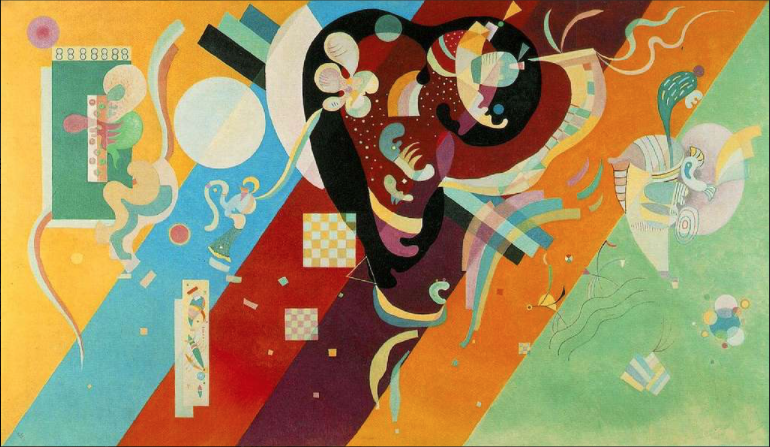 Art galleries and museums online. Composition IX by Wassily Kandinsky
